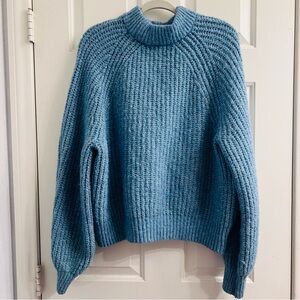 Universal Thread Chunky Light Blue Turtleneck Sweater